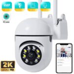 4MP 2K Mini Wifi Camera 4X Digital Zoom Surveillance Camera