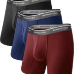 BAMBOO COOL Ultra Soft Mens Underwear Boxer Briefs Multi-pack | Bamboo Fabric‌,No Ride Up,More Breathable Than Cotton