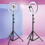10 inch Ring Light Tripod Stand Studio set for YouTube/Facebook Live Video Tiktok Video – cloth stand