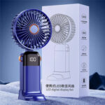 Handheld Mini Fan Foldable Portable Neck Hanging Fans 5 Speed