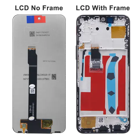 A06bf8a8aae76434ab48e7b606b049c46E_480x480q75 67'' Honor X8 4G LCD Display Touch Screen Digitizer Assembly Honor X8 2022 TFY LX1 LX2 LX3 Display With Frame (New) - Image 1