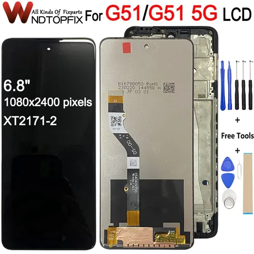 A0936c7eb4e6c4df09c82f10202fd4d77F_500x500 6.8" Motorola Moto G51 LCD Display Touch Screen Digiziter Assembly Replacement - Image 1
