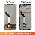 Xiaomi Poco F1 618'' LCD Display Touch Screen Digitizer Assembly with Frame M1805E10A Compatible with Mi Pocophone F1 (New)