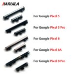 Side Keys Power Volume Buttons Replacement Google Pixel 5 Pixel 5 Pro Pixel 8 Pixel 8A Pixel 8 Pro (New)
