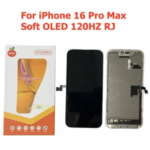 Ruiju Soft OLED 120hz iPhone 16 Pro Max Screen Display 3D Touch Digitizer 16PM OLED Assembly OEM Size Replacement RJ Parts Bangladesh (New)