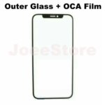 5pcs Outer Glass With OCA Film Adhesive iphone 11 12 13 14 15 Pro Max Mini LCD Touch Screen Front Outer Lens Display Repair (New)