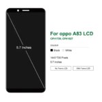 57'' Oppo A83 LCD Display Screen Touch Digitizer Frame Assembly Replacement OPPO A83 CPH1729 CPH1827 Display Screen (New)