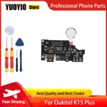 100% New Original Charging Port Board for Oukitel K15 Plus Cellphone USB Board Micphone Repair Accessories Parts Gift tools (New)