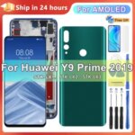 6.59'' AMOLED Display Huawei Y9 Prime 2019 Lcd Touch Screen Digitizer Assembly huawei P Smart Z STK LX1 LCD Replacement Bangladesh (New)