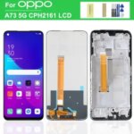 Oppo A73 5G LCD Display Screen Touch Panel Digitizer Assembly Oppo A73 5G CPH2161 Display Frame Replacement Bangladesh (New)