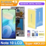 AMOLED Display Samsung Galaxy Note 10 N970F N970 N9700 LCD With Frame Touch Screen Digitizer Assembly Replacement (New)
