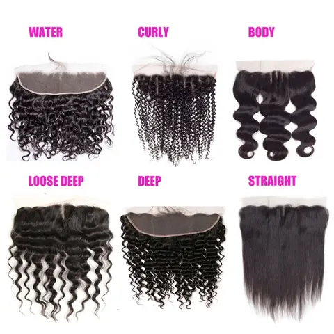 Aac88b943823c40d9ac4d91b506142ae5i_480x480q75 16A Lace Frontal Only 13x4 Water Wave Closure Human Hair Brazilian Lace Front Closure Deep Water Kinky Curly Straight Wave Lace (New) - Image 1