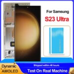 Dynamic AMOLED 6.8" For Samsung S23 Ultra 5G Display Touch Screen Digitizer Assembly For S23 Ultra SM-S918B LCD Replacement Part (New)