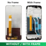 OEM For Oppo Realme 5 RMX1911 LCD Realme 5s RMX1925 Display Touch Screen Digitizer Assembly Realme 5i RMX2030 With Frame (New)