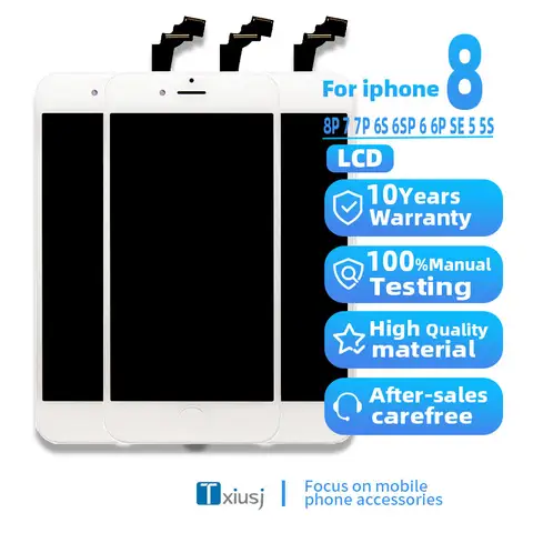 Ac44ef5d1daf541809aed4a8642f97e914_480x480q75 OLED LCD Display for iPhone 5 5S 6 6S 7 7P 8 8P LCD iPhone Screen Replacement 100% Test High Quality Screen Display iPhone 7 8 (New) - Image 1
