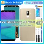 AMOLED J8 LCD Samsung J8 2018 J810 J810FN SM J810 LCD Display Touch Screen Digitizer Assembly Replacement Bangladesh (New)