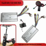 YUNLI Electric Scooter Controller 60V 72V 45A 50A for 5600W–15000W Brushless Motor with TF100 Display (New)