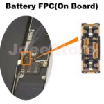 5pcs Battery FPC Connector iPhone X XS XR 11 12 13 14 15 Pro Max 6 6S 7 8 Plus Inner FPC on Board Clip Plug Flex Cable Parts (New)
