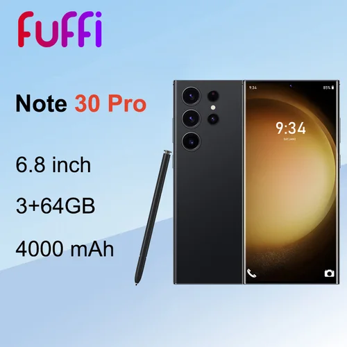 FUFFI-Note-30-Pro-Smartphone-Android-6-8-inch-4G-Network-64GB-ROM-3GB-RAM-Mobile.jpg_500x500xz.jpg_ FUFFI Note 30 Pro Smartphone Android 6.8 inch 4G - Image 1