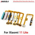 New Xiaomi Mi 11 Mi11 Lite Fingerprint Sensor Home Return Key Menu Button Flex Ribbon Cable Black White Blue Green (New)