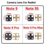 NEW Xiaomi Redmi 13C 4G Note 9 Pro Max 9S 8 7 11 10 12 Pro Plus 5G 10T 10S Rear Camera Lens Glass Back Camera Lens With Glue (New)