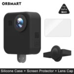 Silicone Case GoPro MAX 360 Tempered Glass Screen Protector Protective Lens Cap Housing Cover Go Pro Max Accessories Bangladesh (New)