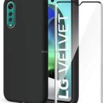 LG Velvet 5G Case LG Velvet 5G Luxury Soft TPU Phone Case With Tempered glass LG Velvet 5G (New)