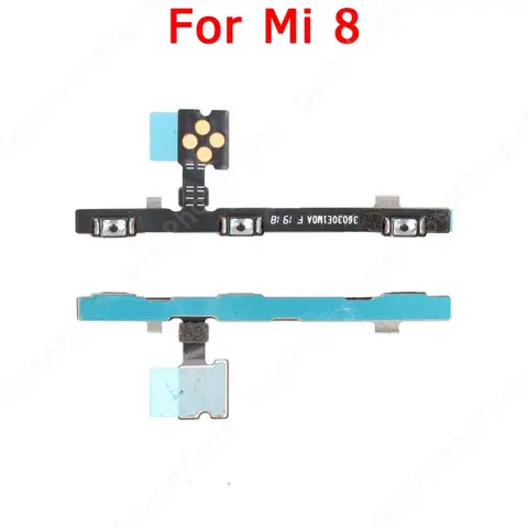 H19414c0950e94242af4db97d522fb1e8s_480x480q75 Xiaomi Mi 8 Lite Mi8 Pro Side Button Switch Volume Spare Parts Key Mute Power On Off Flex Cable (New) - Image 1
