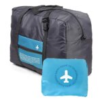 Wateproof Foldable Hand Travel Bag Unisex Suit Nylon Handbag Casual Organizer Aircraft Storage Bags Portable Small Luggage Bag (New)