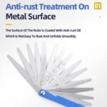 Feeler Gauge Metric Thickness Gauge Set Measurement Sheet Gauge Blades Valves Foliage of Valves Spark Plug Gap Gauge Tools (New)