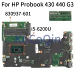 DA0X61MB6G0 Motherboard HP Probook 430 440 G3 I5-6200U Mainboard