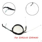 For Kawasaki ZXR250 ZXR400 ZXR 250/400 ZXR 400 Motorcycle Replacement Throttle Cable Line Emergency Throttle Wire Cable (New)