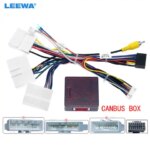 LEEWA Car Android Stereo 16PIN Power Wiring Harness Cable Adapter With CANbus Box For Renault Dacia Duster /Arkana /XM3 2019+ (New)