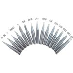 T18 Series Soldering Tips Fit HAKKO FX-888 FX-888D FX-8801 FX-600 Lead Free Iron Nozzle Welding Handle Pencil Bit (New)