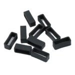 10pcs 14-22MM Rubber Watch Strap Belt Holder Lock Replacement Loops B Keeper Loop Security Holder Retainer Ring Accessories (New)