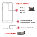 Loudspeaker + Earpiece Speaker Iphone SE 7 8 PLUS X XR XS 11 12 13 Pro MAX Lound Speaker Ringer Inner Buzzer Flex Cable (New)