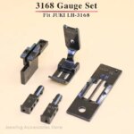 Gauge Set For JUKI LH-3168 Twin Needle Industrial Sewing Machine Accessories Apparel Parts Double Needle Attachment Kit (New)