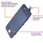 OTMIL LCD Display iPhone 4 4S touch srceen Digitizer Replacement iPhone 5 5c 5s SE 4s 4 LCD Display No Dead Pixel (New)