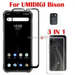UMIDIGI BISON Silicone Case UMIDIGI BISON Pro NFC 63 Tempered Glass Camera Screen Protector (New)