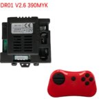 12V DR01 V2.6 390MYK 7Pin Children Electric Ride on Car Bluetooth Remote Control Box Unit Receiver Controller Motherboard Parts (New)