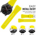 22mm Silicone b samsung Galaxy Watch 46mm High quality sports strap Samsung Gear S3 Classic Frontier huawei watch gt (New)