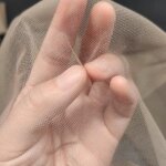 36*50 inch Thinner Tulle transparent swiss lace net fabric wig closure-net-materials (New)