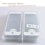 10Pcs/Lot For iphone 7 6S Plus Touch Screen Panel Front Outer Glass With Bezel Frame OCA For iphone 5 5S 6 7 8 hollow 3 in 1 (New)