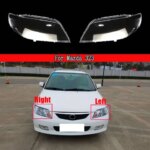 For Haima Mazda 323 2003 2004 2005 Headlamp Cover Transparent Lamp Shade Headlight Shell Plexiglass Replace Original Lampshade (New)