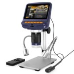 Andonstar AD106S USB Digital Microscope with 4.3 LCD Screen 200X for PCB Soldering BGA Jewelry Appraisal Biological Microscope (New)