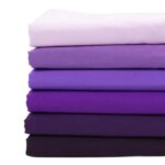 Pure Purple Cotton Fabric DIY Cloth Sewing Tilda Patchwork Tissue Home Textile Woven Telas Fat Quarter Tecido (New)