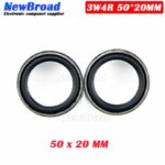 2PCS/Lot High Quality Speaker Horn 3W 4R Diameter 5CM 50mm Mini Amplifier Rubber Gasket Loudspeaker Trumpet Thickness 20MM 3W4R (New)