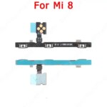Xiaomi Mi 8 Pro Mi8 Lite Side Button Power On Off Mute Volume Spare Parts Key Switch Replacement Flex Cable (New)