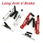 Litepro Folding Bike V Brake Lever 451 Wheelset Brake Aluminum Alloy Red Silver 16/18/20 Inch Folding Bike Part (New)