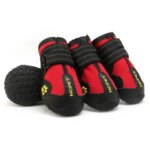 4Pcs/Set Pet Dog Shoes for Medium Large Dogs Waterproof Rain Snow Dog Boots Durable Breathable Outdoor Training Hiking Dog Shoes (New)